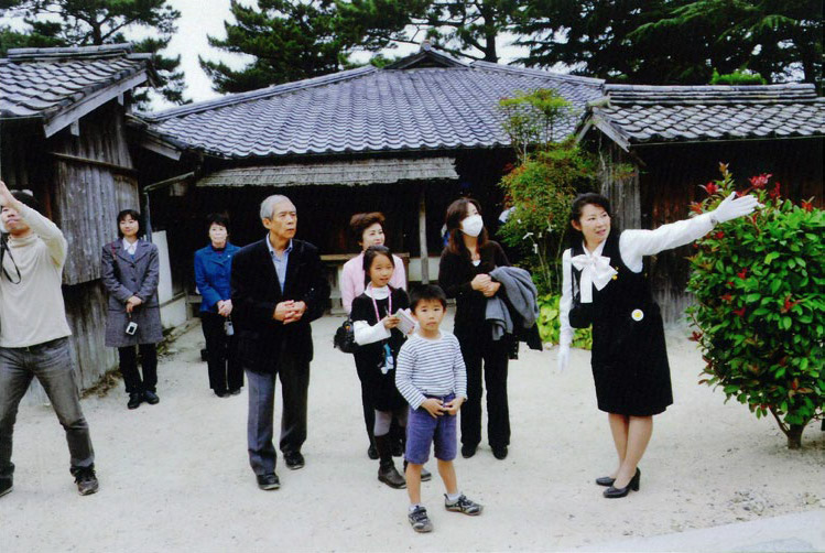 画像：市内観光の様子