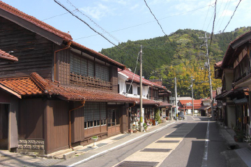 画像：宿場町の町並み