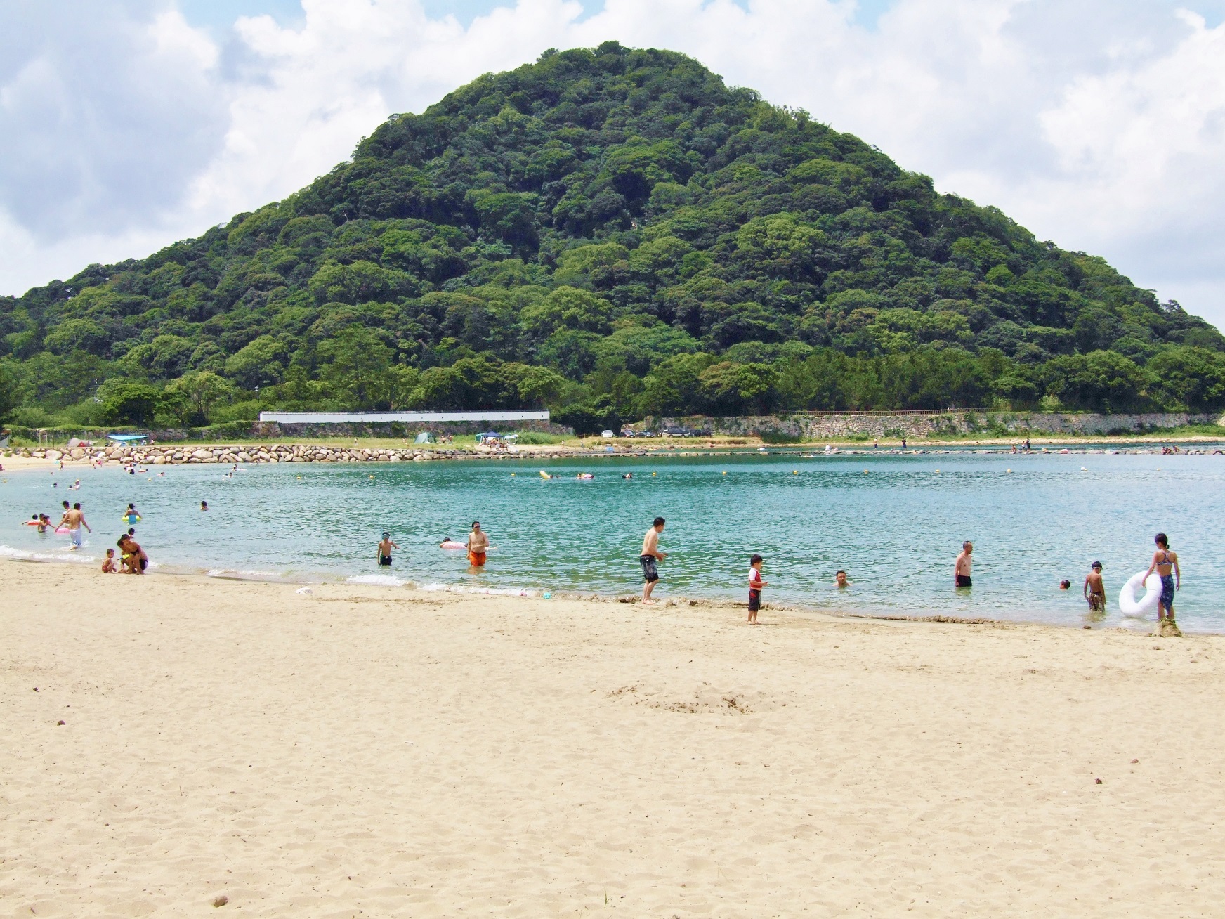 画像：菊ヶ浜海水浴場 海開き